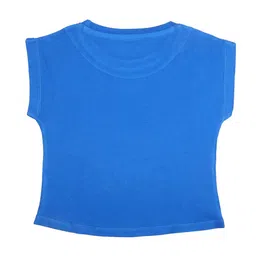 Disney by Wear Your Mind Girls Blue PrincessPrinted Top image 3