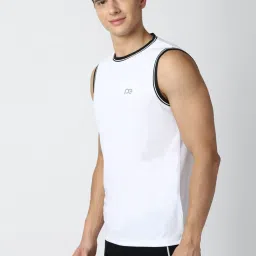 Peter England White Slim Fit Vests image 3