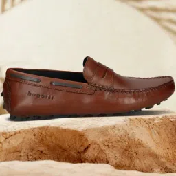 Bugatti Men Manfield Cognac Loafers-image-62