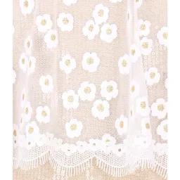 Cutecumber Kids Beige Solid Dress image 5