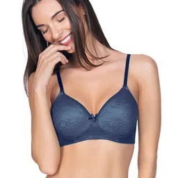 Amante Blue Non Wired Padded T-Shirt Bra image 1