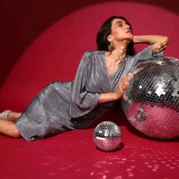 Pinacolada Grey Regular Fit Dress image 5