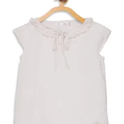 Elle Kids White Solid Top image 1