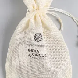 India Circus by Krsnaa Mehta White Cork Printed Flutters & Flowers Coaster - Set of 4 image 5