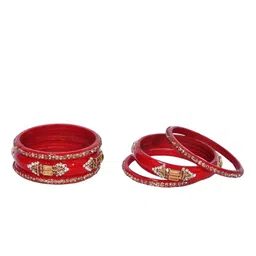 trylo fashion Set Of 6 Stone-Studded Bangles-picture-15