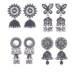 Sangria Alloy Silver-Plated Earrings-picture-27