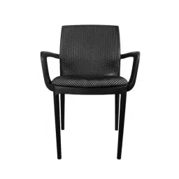 Diya DC- 17 Polypropylene Cafeteria Chair, Brown image 1