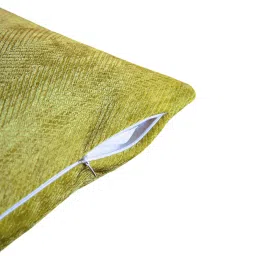 GM Herringbone Green Color Jacquard 2 Pieces Cushion Covers image 2