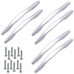 Atom CH-WE218-CP-04-106 4 Inch Zinc CP Finish Cabinet Pull Handle (Pack of 6)-picture-12