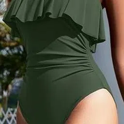 Night with Fun Shoulder Strap Ruffle Bodysuit image 3