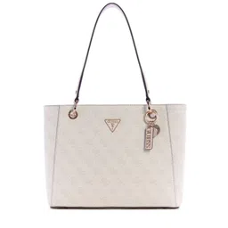 GUESS Women Noelle Typography Structured Shoulder Bag-picture-33