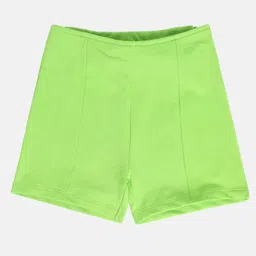 MINI KLUB Cotton Knit Solid Shorts - Green-picture-33