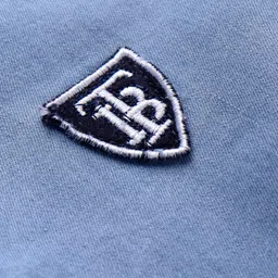 TONYBOY Half Sleeves Solid Denim Shirt - Blue image 4