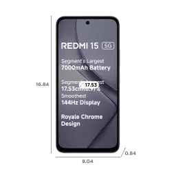 Redmi 15 5G (8GB RAM, 256GB, Sandy Purple) image 3