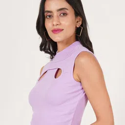 angloindu Cotton Keyhole Neck Crop Top image 4