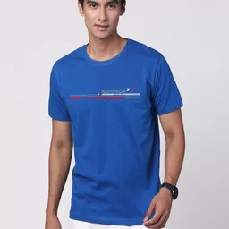 ADRO Men Graphic Printed Round Neck Cotton T-shirt image 1