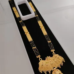 V.K.PAYAL.JEWELLERY Gold-Plated Artificial Beaded Mangalsutra-picture-14