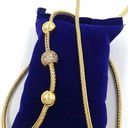 Anujeet Fashion Hub Gold-Plated Stone Studded Chain-picture-39