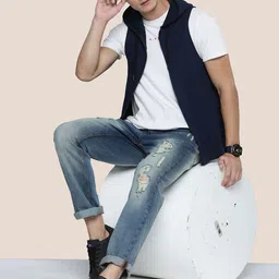 Moda Rapido Hooded Cotton Front-Open Sweatshirt image 5