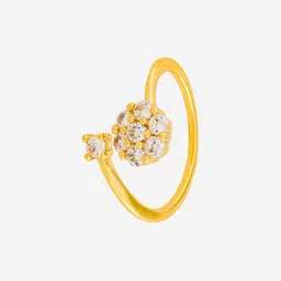 Kushal's Fashion Jewellery Gold-Plated Zircon Studded Party Finger Ring-picture-42