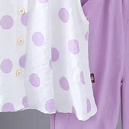 INCLUD Girls Printed Top with Trousers image 3