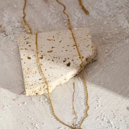 Estailo fashion Women Set Of 2 Gold-Plated Stones-Studded Square Pendant With Chain-picture-12