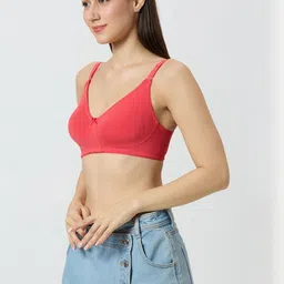 Libertina Pack of 3 Full Coverage Non-Wired Non Padded Seamless T-shirt Bra image 3