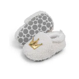 NESKA MODA Unisex Kids Cotton Booties image 5