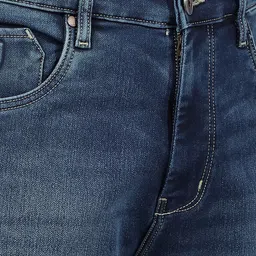 Numero Uno Men Wide Leg High-Rise Light Fade Stretchable Jeans image 2