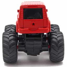 Monsto Friction Powered Monster Toy Truck Red - Height 9.5 cm image 2