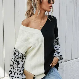 HERE&NOW Women Colourblocked Pullover-picture-13