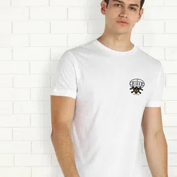 Moda Rapido Men Graphic Printed Round Neck Cotton Slim Fit T-shirt-picture-40