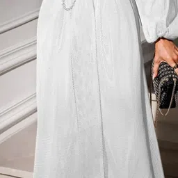 bebe Print A-Line Midi Dress image 4