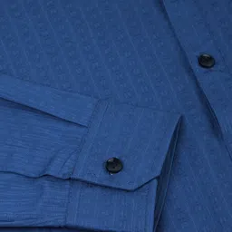 RAJUBHAI HARGOVINDAS Woven Design Shirt Collar Cotton Pathani Kurta image 3