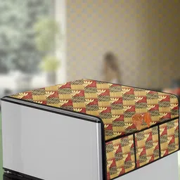 The Furnishing Tree Yellow Plastic Refrigerator Cover-picture-38