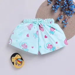 Happy Faces Girls Peppa Pig Printed Pure Cotton Shorts-image-24