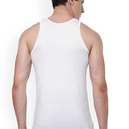 CAVENDERS Men Pack Of 5 Pure Cotton Undershirt Vests White Premium quality Dno-v589st image 2