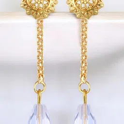 VIVASTRI Gold-Toned Alloy Earrings-image-66