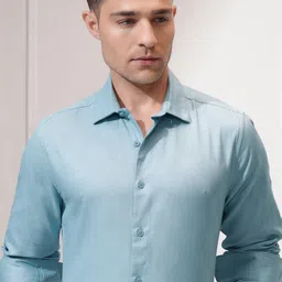 LOCOMOTIVE Men Slim Fit Casual Shirt-image-77