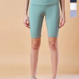 COLOR CAPITAL Women Pack of 4 Ankle-Length Fly Dry Cycling Shorts-picture-29