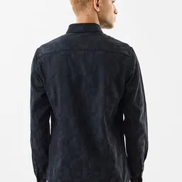 Snitch Textured Slim Fit Casual Shirt image 5