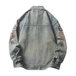 StyleCast Men Washed Denim Jacket image 3