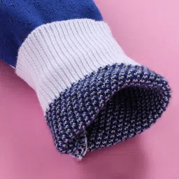 Mom's Love Full Sleeves Pullover Sweater Snoopy Design - Blue image 4