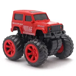 Monsto Friction Powered Monster Toy Truck Red - Height 9.5 cm image 4