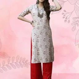 Ethnic basket Women Pack Of 2 Multicoloured Crepe Kurtas image 2