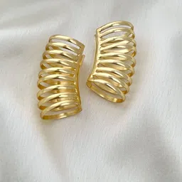 ISHKAARA Contemporary Bold Sleek Ear Cuff Earrings-picture-30