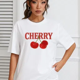 SZN Women Printed Drop-Shoulder Sleeves T-shirt-image-91