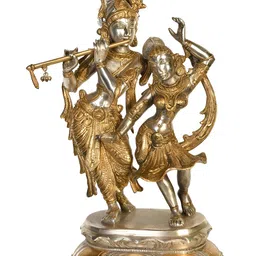 Exotic India Silver-Toned Religious Idol Showpiece-image-48