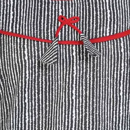 NIGHTY KING Women Striped Round Neck Maxi Nightdress image 3