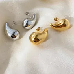 Celestria Contemporary Studs Earrings-picture-20